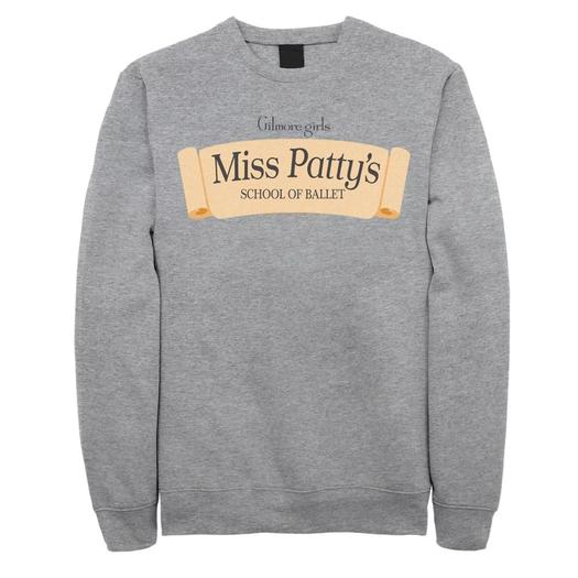 Мужской свитшот с логотипом Gilmore Girls Miss Patty's School Of Ballet Licensed Character