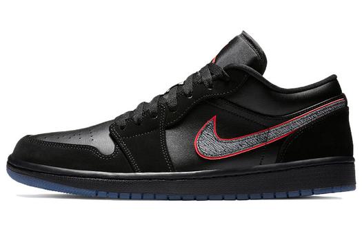 Кроссовки JORDAN 1 Low Black Red Orbit