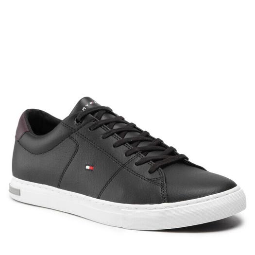 Кроссовки Tommy Hilfiger EssentialLeather Detail, черный