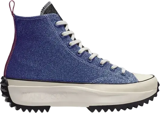 Кроссовки Converse J.W. Anderson x Run Star Hike Glitter, разноцветный