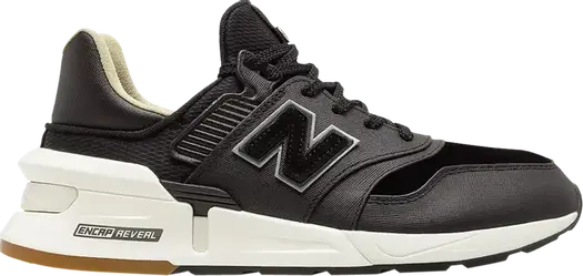 Кроссовки New Balance 997S 'Black Saffiano Leather', черный