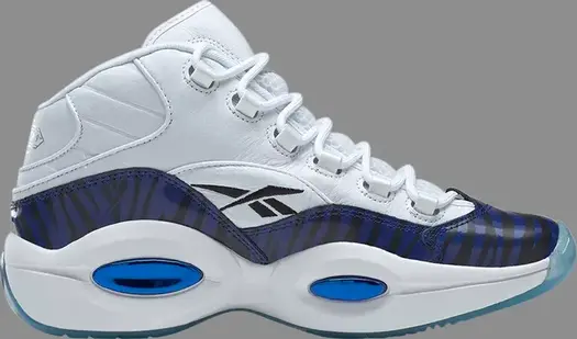 Кроссовки panini x question mid 'tiger prizm' Reebok, белый