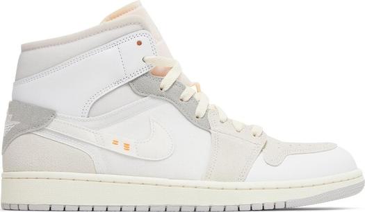 Кроссовки Air Jordan 1 Mid SE Inside Out, белый