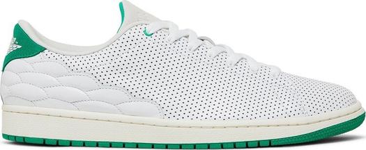 Кроссовки Air Jordan 1 Centre Court White Stadium Green, белый