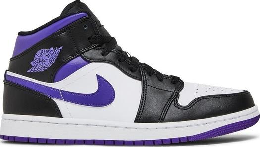 Кроссовки Air Jordan 1 Mid Dark Iris, фиолетовый