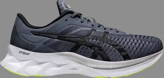 Кроссовки novablast 'sheet rock' Asics, серый