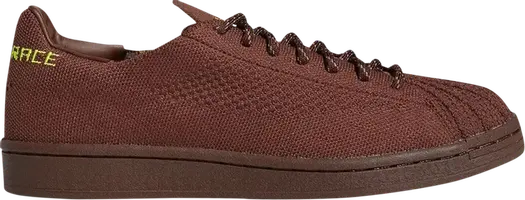 Кроссовки Adidas Pharrell x Superstar Primeknit 'Brown', коричневый