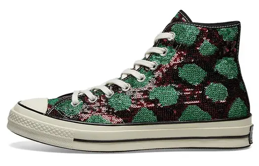 Кроссовки Converse Chuck Taylor All Star 70 Hi Snake Pattern Red Green