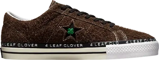 Кроссовки Converse Patta x One Star Pro Low 4 Leaf Clover, коричневый