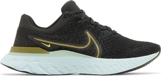 Кроссовки Nike React Infinity Run Flyknit 3 'Night Forest Enamel Green', черный