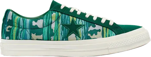 Кроссовки Converse One Star Low The Great Outdoors - Midnight Clover, зеленый