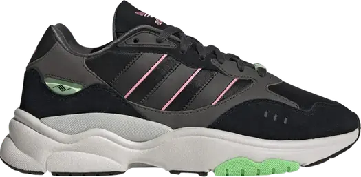 Кроссовки Adidas Retropy F90 'Black Pink Green', черный