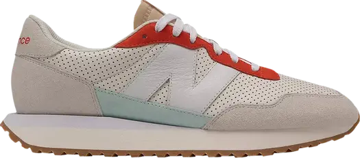 Кроссовки New Balance 237 'White Ghost Pepper', кремовый