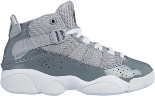 Кроссовки Jordan 6 Rings PS Cool Grey, серый