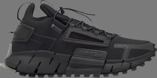 Кроссовки zig kinetica edge 'black grey' Reebok, черный