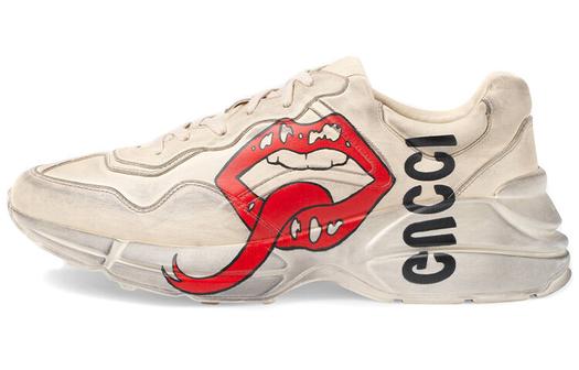 Кроссовки Gucci Rhyton 'Mouth' Sneakers, низкие, кожаные