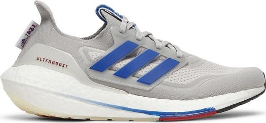 Кроссовки Adidas UltraBoost 21 'NCAA Pack - Kansas', серый