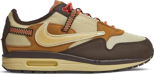 Кроссовки Nike Travis Scott x Air Max 1 'Baroque Brown', коричневый