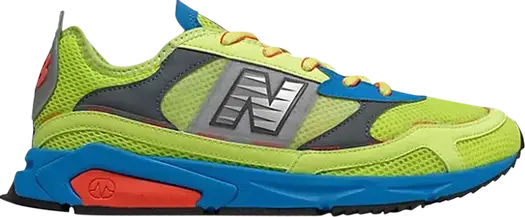 Кроссовки New Balance X-Racer 'Lemon Slush Vision Blue ', зеленый