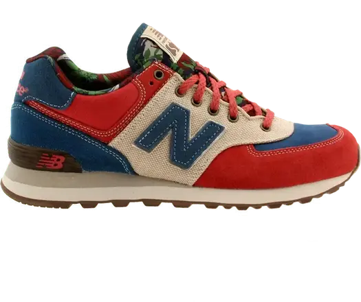 Кроссовки New Balance 574, красный/синий