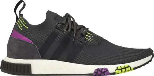 Кроссовки Adidas NMD_Racer PK 'Carbon Solar Yellow Purple', черный