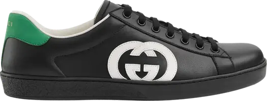 Кроссовки Gucci Ace Interlocking G, Черно-белые