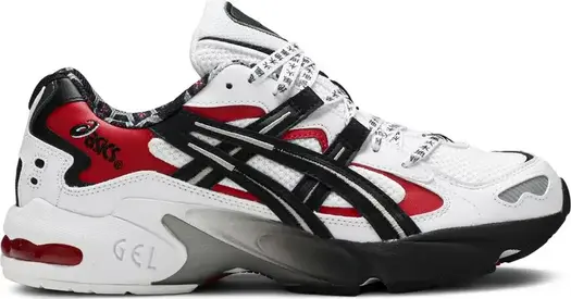 Кроссовки gel kayano 5 og 'white black' Asics, белый