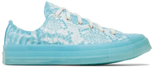 Кроссовки Converse Golf Wang x Chuck 70 Low Blue Python, синий