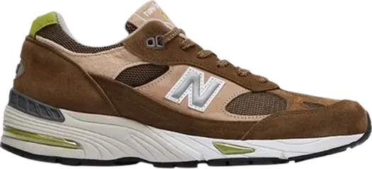Кроссовки New Balance 991 Made in England, коричневый/розовый