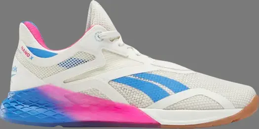 Кроссовки wmns nano x 'white proud pink blue' Reebok, белый