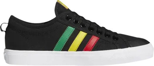 Кроссовки Adidas Nizza 'Tricolor Stripes', черный