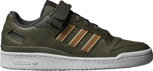 Кроссовки Adidas Forum Low 'Focus Olive Mesa', зеленый