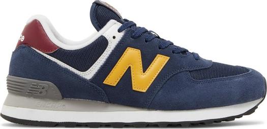 Кроссовки New Balance 574, синий/желтый/красный