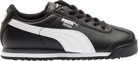 Кроссовки Puma Roma Basic Little Kid Black White, черный