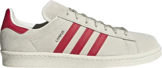 Кроссовки Adidas Campus 80s 'Off White Collegiate Red', кремовый