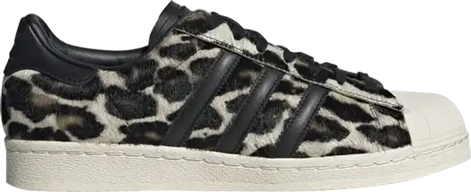 Кроссовки Adidas Superstar 82 'Leopard', черный