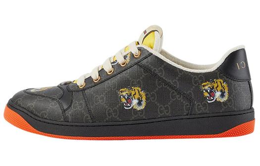 Кроссовки мужские Gucci Screener, низкие, черный/красный