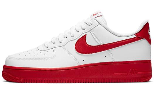 Кроссовки Nike Air Force 1 Low White Red Midsole