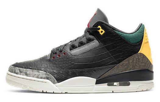 Кроссовки Jordan Air Jordan 3 Vintage Basketball Unisex, серый/темно-серый/белый