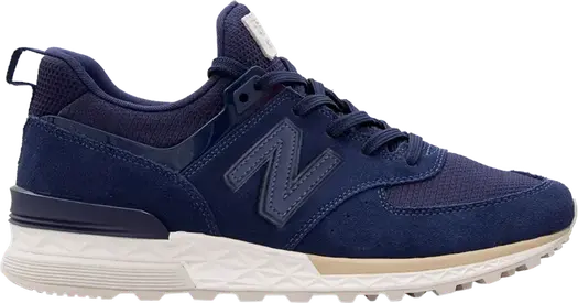Кроссовки New Balance 574, темно-синий/белый