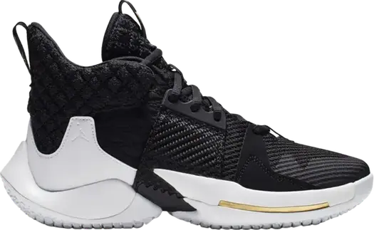 Кроссовки Jordan Why Not Zer0.2 GS The Family, черный