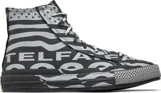 Кроссовки Converse Telfar x Chuck 70 High Stars and Stripes, черный