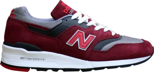 Кроссовки New Balance 997 'Burgundy', красный