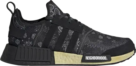 Кроссовки Adidas Neighborhood x NMD_R1 'Black Paisley Bandana', черный