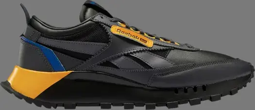 Кроссовки wmns classic leather legacy 'black collegiate gold' Reebok, черный