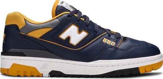 Кроссовки New Balance 550 'Navy Yellow', синий