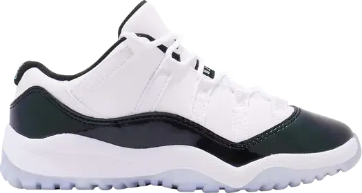 Кроссовки Air Jordan 11 Retro Low PS Emerald, белый