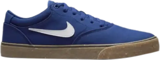 Кроссовки Nike Chron 2 Canvas SB 'Deep Royal Blue Gum Light Brown', синий