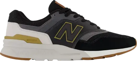 Кроссовки New Balance 997H, черный/серый/желтый