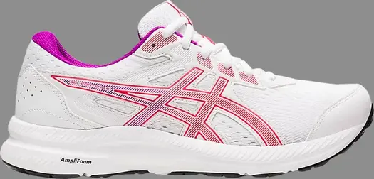 Кроссовки wmns gel contend 8 'white red alert' Asics, белый